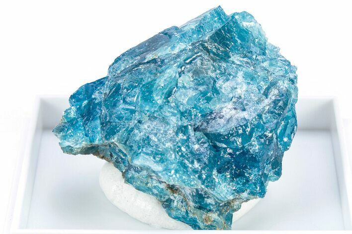 Bright Blue Apatite (Fluorapatite) Specimen - Madagascar #309624